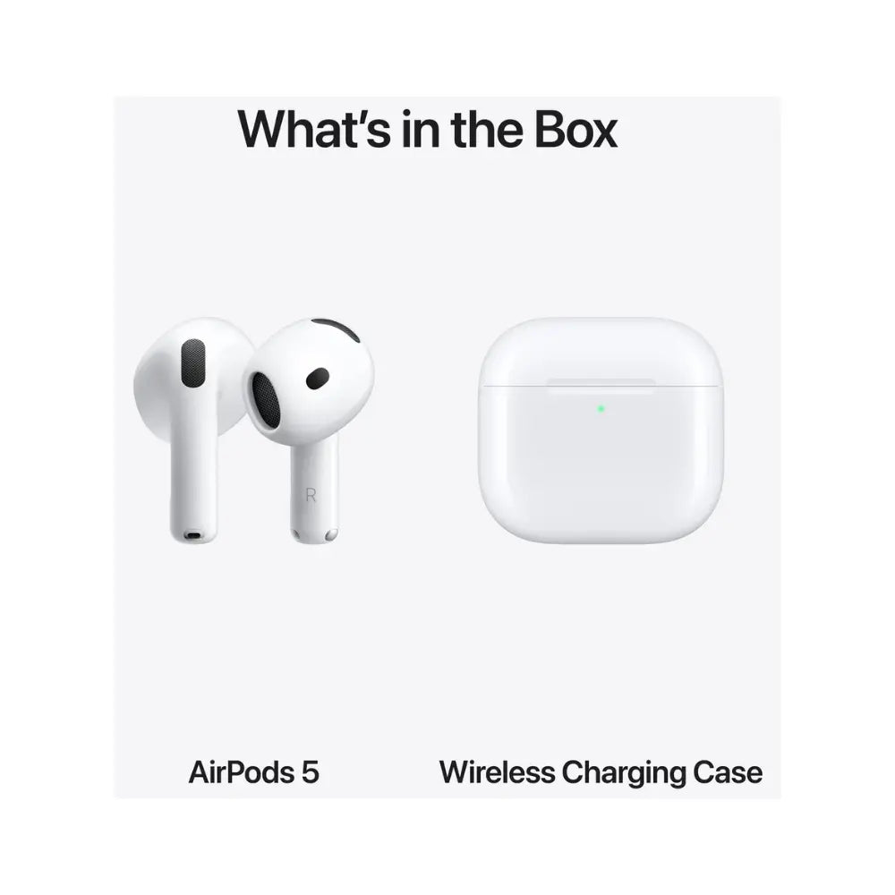 AirPods 5ta Gen con esttuche de carga inalámbrica