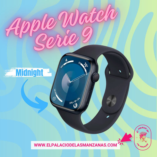 Apple Watch serie 9 - Midnight, 45mm