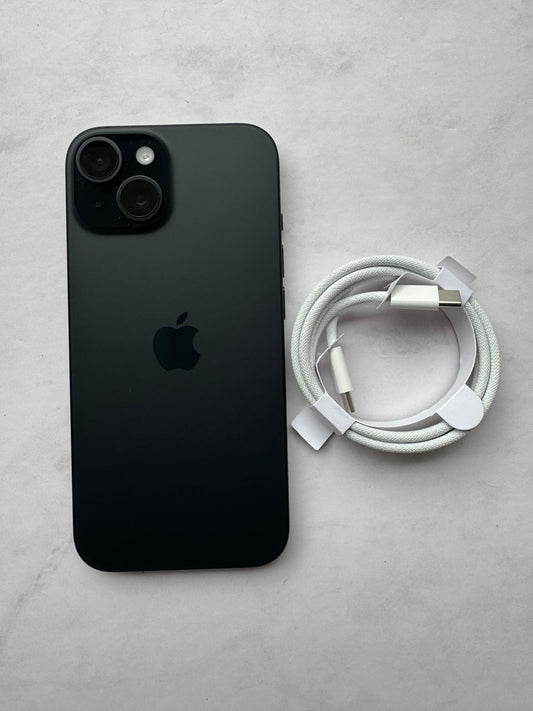 iPhone 15 Black - 128GB, batería al 100% 🔋